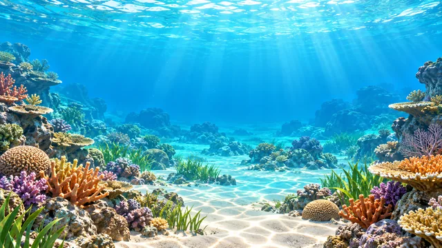 Minh hoạ hệ sinh thái dưới nước của Vịnh Nha Trang